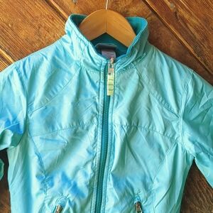 Champion Jacket Turquoise Fleece Outerwear XS